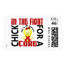 Chick In The Fight AIDS postage