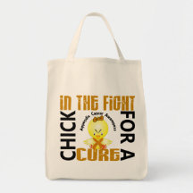 Chick In The Fight Appendix Cancer Bags