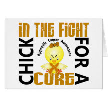 Chick In The Fight Appendix Cancer Cards