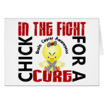 Chick In The Fight Brain Cancer Cards