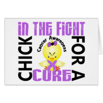 Chick In The Fight Cancer cards by awarenesschicks Chick In The Fight Cancer cards