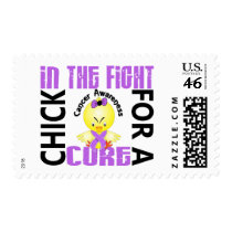 Chick In The Fight Cancer postage