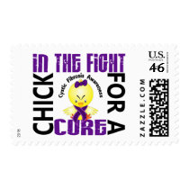 Chick In The Fight Cystic Fibrosis postage by awarenesschicks Chick In The Fight Cystic Fibrosis postage