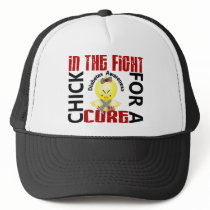 Chick In The Fight Diabetes hats by awarenesschicks Chick In The Fight Diabetes hats