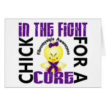 Chick In The Fight Fibromyalgia cards by awarenesschicks Chick In The Fight Fibromyalgia cards