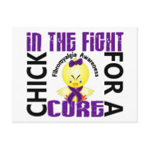 Chick In The Fight Fibromyalgia postcards