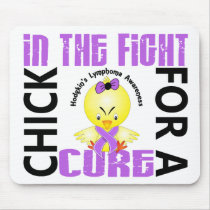 Chick In The Fight Hodgkin's Lymphoma mousepads by awarenesschicks Chick In The Fight Hodgkin's Lymphoma mousepads