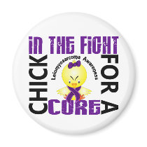 Chick In The Fight Leiomyosarcoma magnets by awarenesschicks Chick In The Fight Leiomyosarcoma magnets
