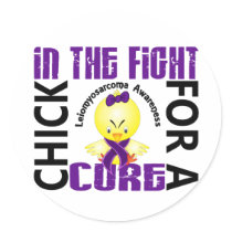 Chick In The Fight Leiomyosarcoma stickers