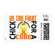 Chick In The Fight Leukemia postage