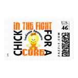 Chick In The Fight Leukemia postage