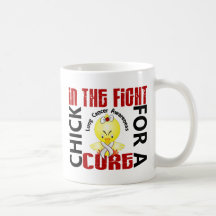Chick In The Fight Lung Cancer Coffee Mug