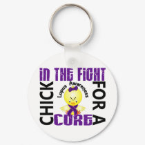 Chick In The Fight Lupus keychains by awarenesschicks Chick In The Fight Lupus keychains