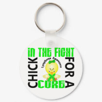 Chick In The Fight Lymphoma keychains by awarenesschicks Chick In The Fight Lymphoma keychains