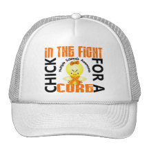 Chick In The Fight Multiple Sclerosis MS Trucker Hats
