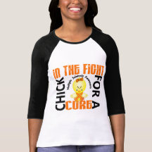Chick In The Fight Multiple Sclerosis MS Tee Shirts
