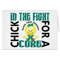 Chick In The Fight Ovarian Cancer cards by awarenesschicks Chick In The Fight Ovarian Cancer cards