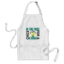 Chick In The Fight PCOS aprons by awarenesschicks Chick In The Fight PCOS aprons