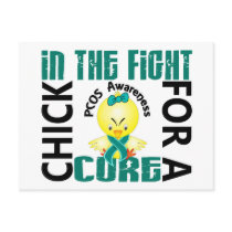 Chick In The Fight PCOS postcards