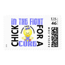 Chick In The Fight Prostate Cancer postage