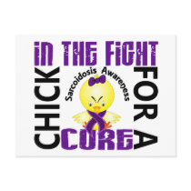 Chick In The Fight Sarcoidosis postcards