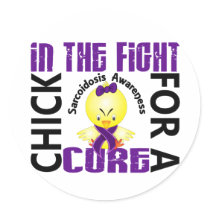 Chick In The Fight Sarcoidosis stickers