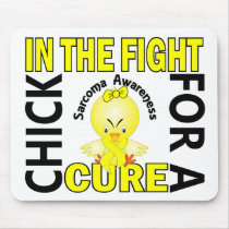 Chick In The Fight Sarcoma mousepads by awarenesschicks Chick In The Fight Sarcoma mousepads
