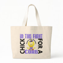 Chick In The Fight Stomach Cancer bags by awarenesschicks Chick In The Fight Stomach Cancer bags