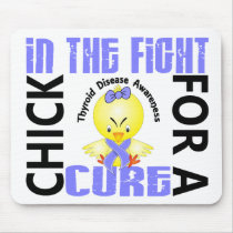 Chick In The Fight Thyroid Disease Mousepad