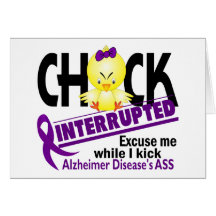 Chick Interrupted 2 Alzheimer's Disease Card