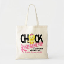 Chick Interrupted 2 Breast Cancer Bag