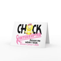 Chick Interrupted 2 Breast Cancer Cards