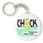 Chick Interrupted 2 Celiac Disease Keychains