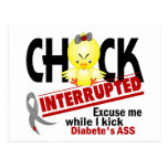 Chick Interrupted 2 Diabetes Post Cards