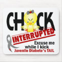 Chick Interrupted 2 Juvenile Diabetes mousepads