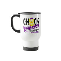 Chick Interrupted 2 Lupus Coffee Mugs