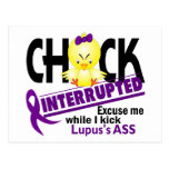 Chick Interrupted 2 Lupus Postcards
