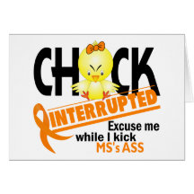 Chick Interrupted 2 MS Greeting Cards