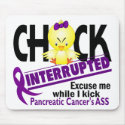 Chick Interrupted 2 Pancreatic Cancer mousepads