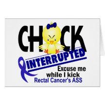Chick Interrupted 2 Rectal Cancer Card