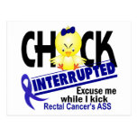 Chick Interrupted 2 Rectal Cancer Post Cards