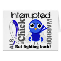 Chick Interrupted 3 ALS Greeting Card