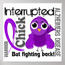 Chick Interrupted 3 Alzheimer's Disease Print
