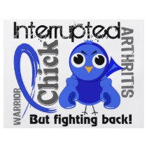 Chick Interrupted 3 Arthritis Flyer Design