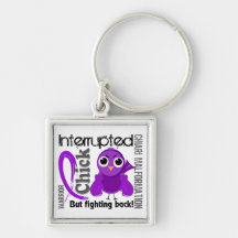 Chick Interrupted 3 Chiari Malformation Keychain