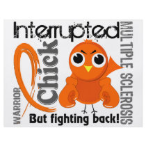 Chick Interrupted 3 Multiple Sclerosis MS Flyers