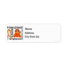 Chick Interrupted 3 Multiple Sclerosis MS Custom Return Address Labels
