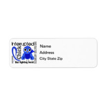 Chick Interrupted 3 Rheumatoid Arthritis RA Custom Return Address Label