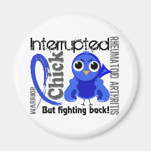 Chick Interrupted 3 Rheumatoid Arthritis RA Fridge Magnet
