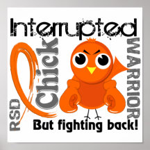 Chick Interrupted 3 RSD Reflex Sympathetic Dystrop Posters